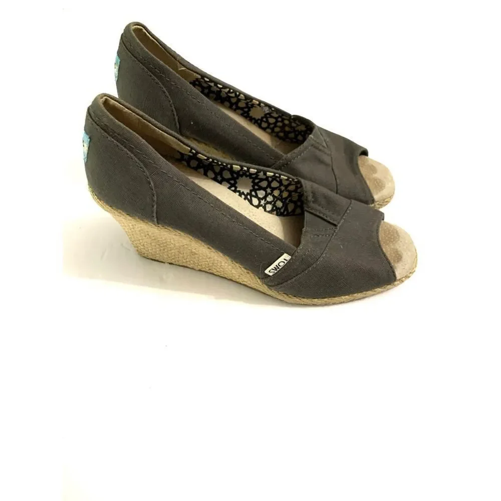 Ladies Tom's Wedge Heels